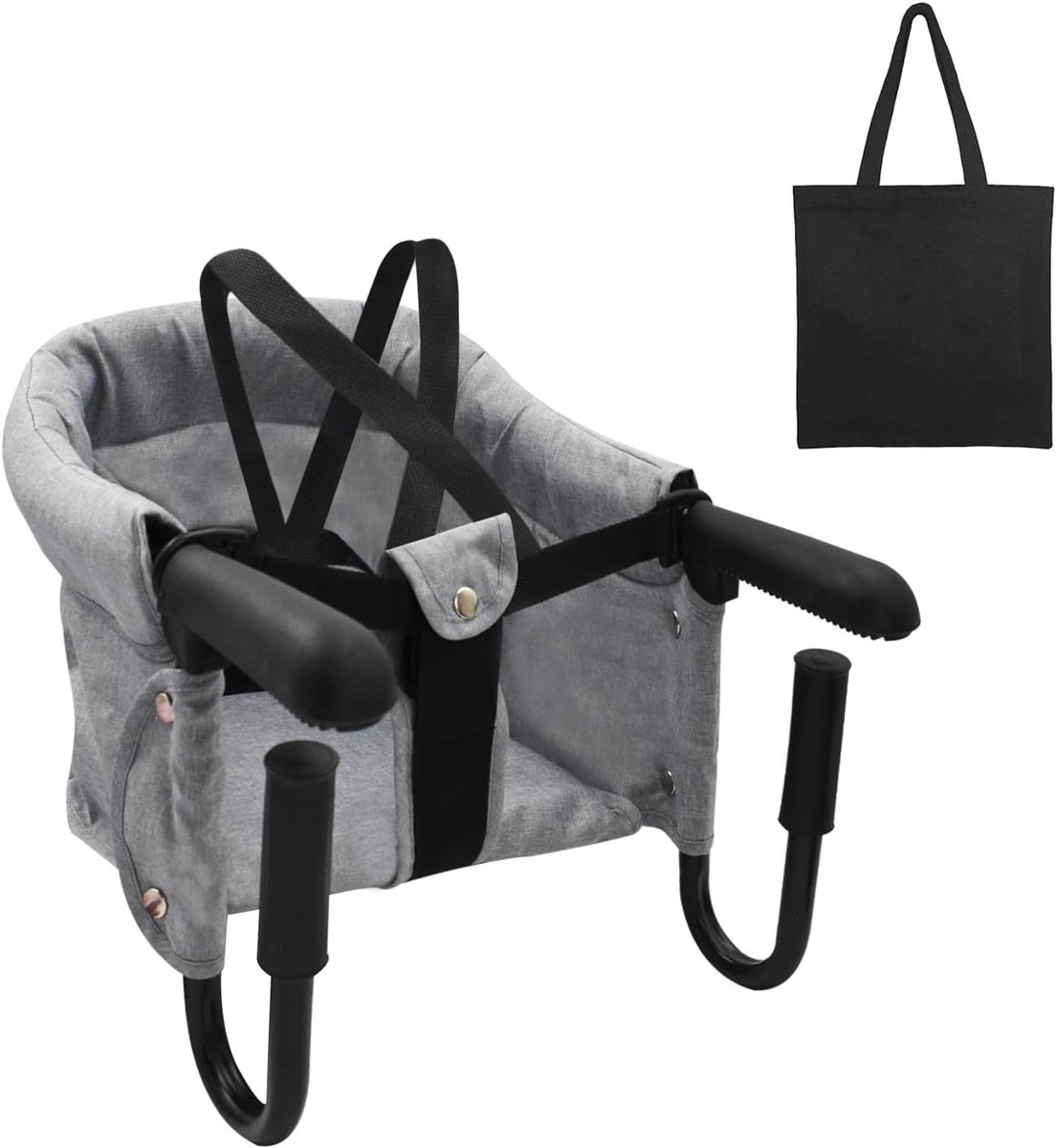 Vouwbare Kinderstoel met Afneembare Zitting, Ideaal voor Thuis en Reizen, Gemakkelijk aan Tafel te Bevestigen, Compact en Lichtgewicht voor Kinderen