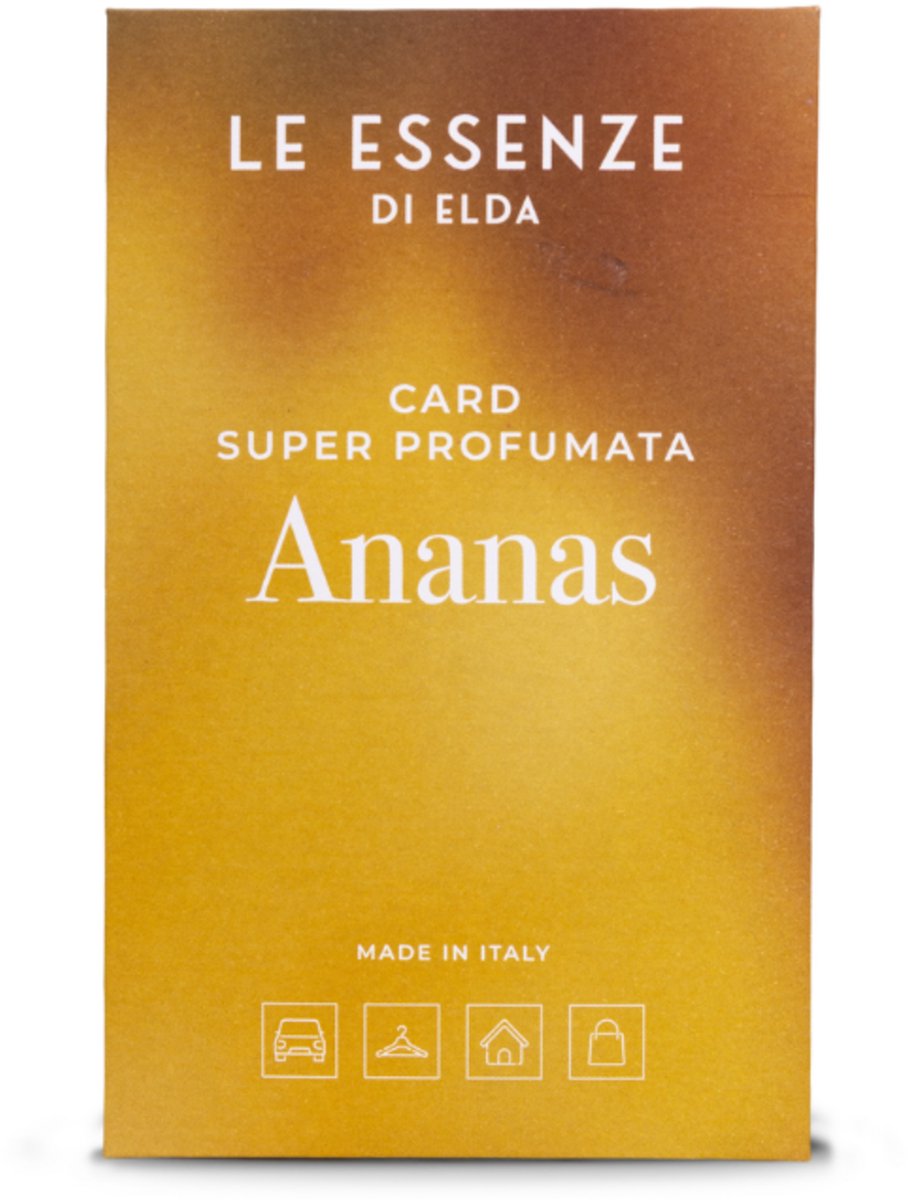 Wasparfum Geurkaart - Le Essenze di Elda - Ananas