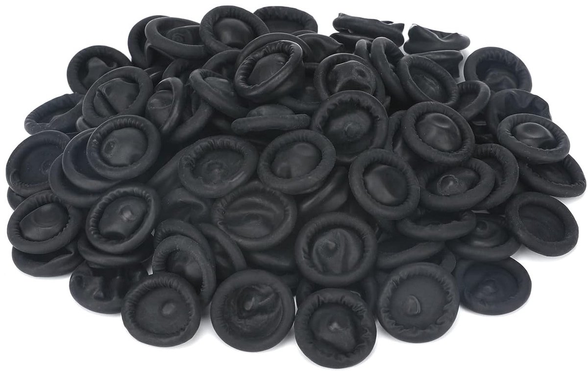 200 Stuks Antistatische Vingerbescherming van Latex voor Cosmetica en Geneeskunde Gebruik