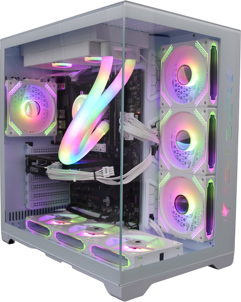 Invincible X White Edition Level 2 / Ryzen 7 8700F / Nvidia RTX 5060 8GB / 32Gb Ram / 1TB SSD Nvme