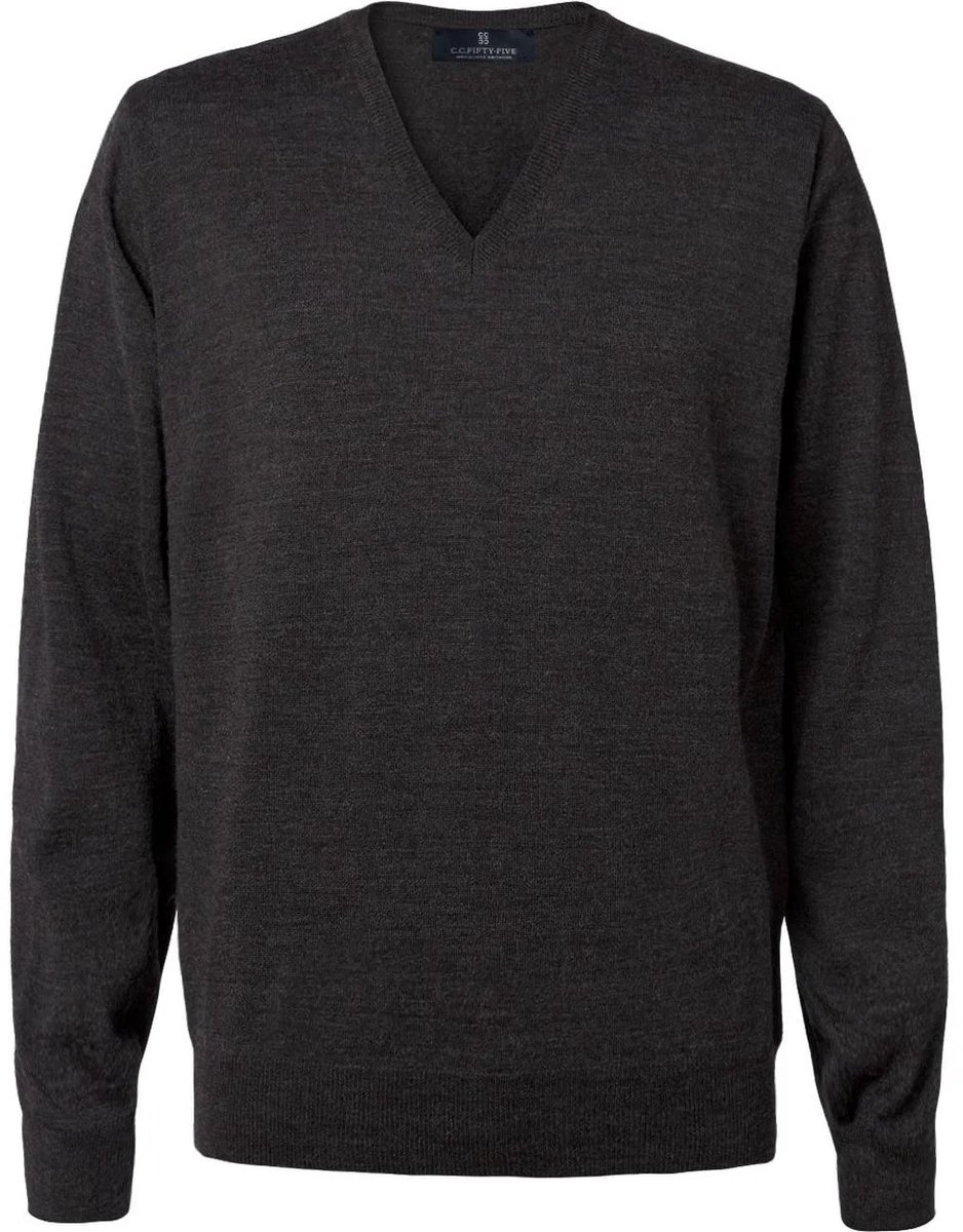 CC55 pullover werktrui outdoortrui heren | grey melange | Maat 62/64
