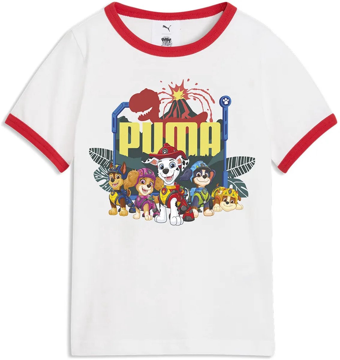 Puma X Paw Patrol Ringer T-shirt Met Korte Mouwen 24 Months-3 Years Kinderen Wit