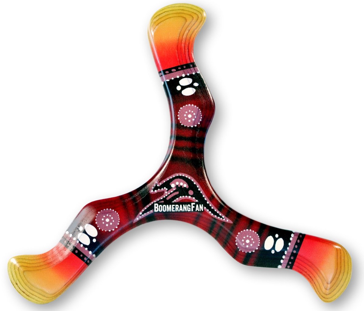 Boomerangfan Boemerang runner rechts