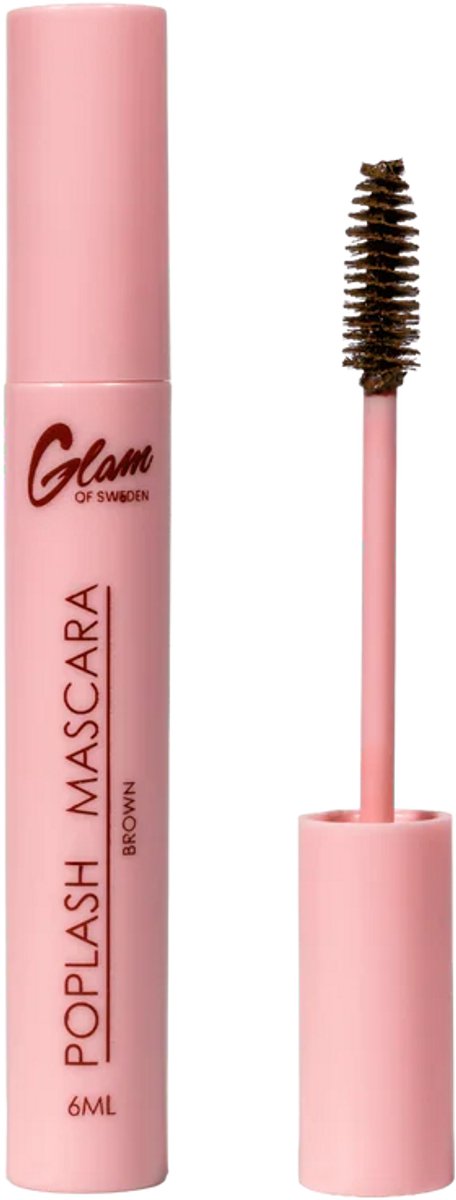 Glam of Sweden - Poplash Mascara - Bruin - Volume - 6 ml - 1 Stuks