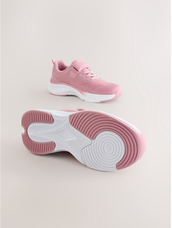 Next - Meisjes - Elastische veterschoenen met brede pasvorm (G) - Roze