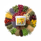 medium & grote papegaaien - foerageermix - papegaaienvoeding - verrijking voor papegaaien - papegaai eten - papegaaienvoer