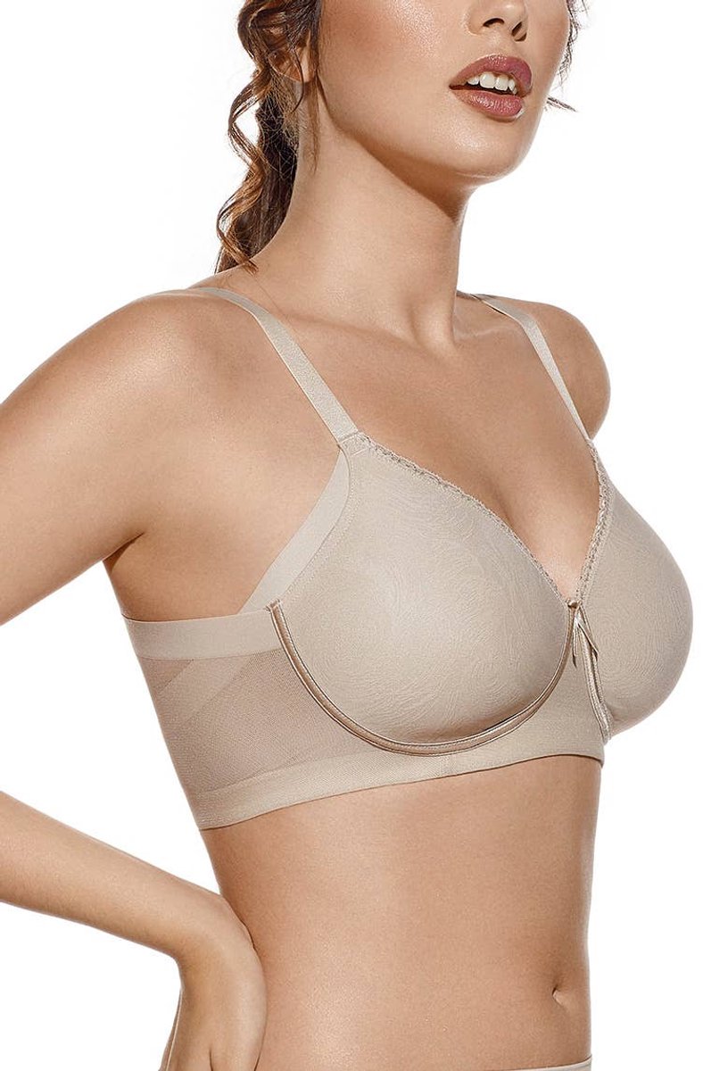 Creaciones Selene - Nadia bh zonder beugel - Beige - 95D