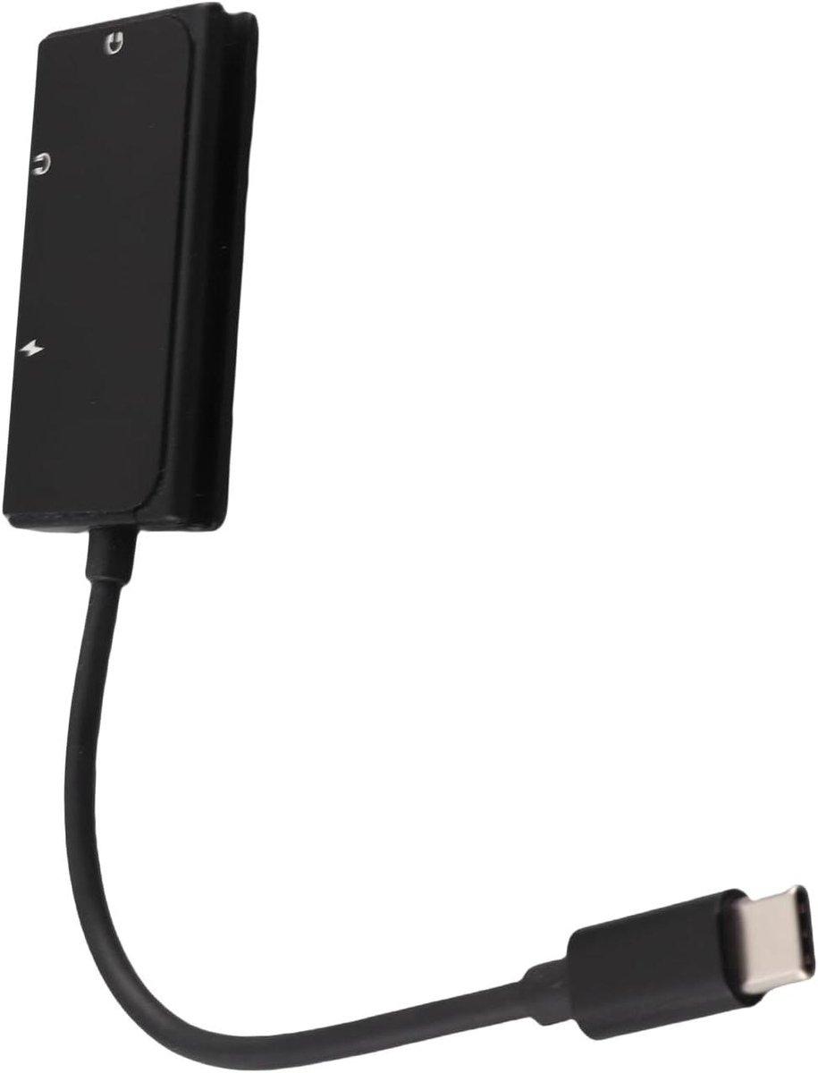 USB C Adapter - Type C Converter - Muziek Luisteren Opladen - Dubbele Poort