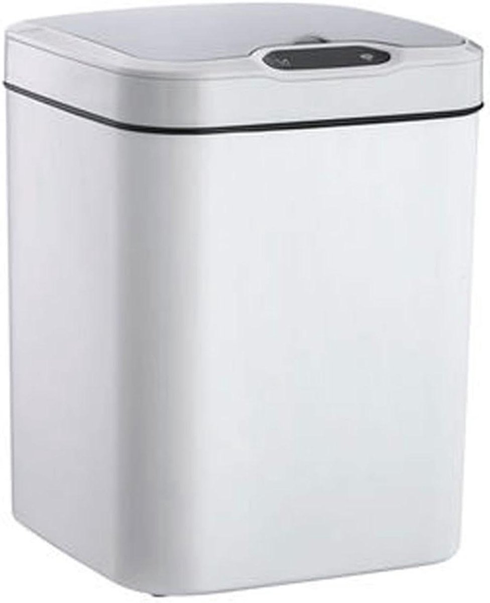 Prullenbak - Vuilnisbak Afvalmand - Afval Opruimen - Intelligente Sensor - 15 liter - One Color