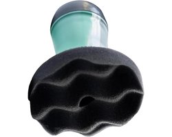 Banden Glans Applicator - Banden Applicator Pad - Autobanden Onderhoud - Druppelloze Applicatie - 11x12.5x5.5cm - Zwart