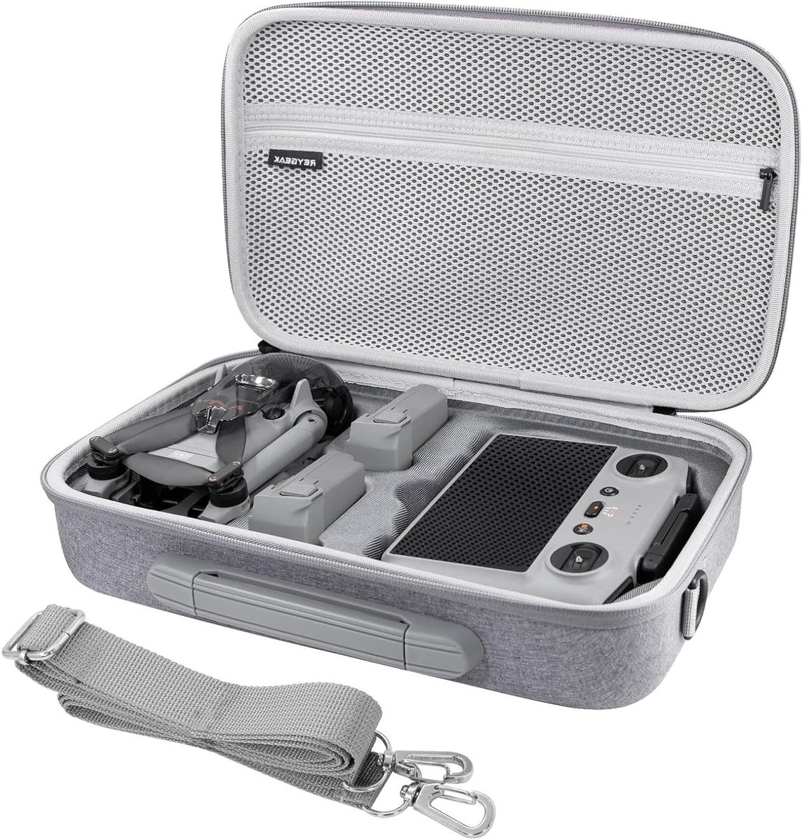 Drone Koffer - Draagtas Opbergtas - Drone Transport - Speciaal Aangepast - 0.5 kg - Grijs