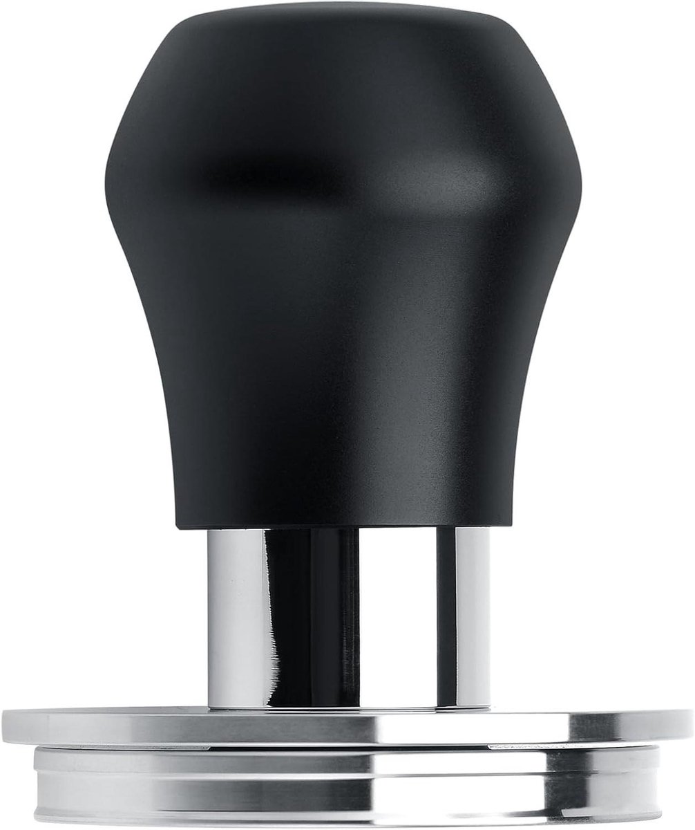 Koffie Tamper Espresso Stamper Barista Kwaliteit Veerbelast met Klik 58 mm Zwart