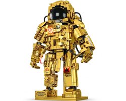Zhe Gao GZ6256 LIMITED icons edition Astronaut City Star Ruimtevaarder bouwset | Artemis Space Wars Expert | Classic Creator STEM ideas speelgoed | Technic ruimte robot bouwpakket niet geschikt voor Lego | Bouwdoos met 990 bouwstenen