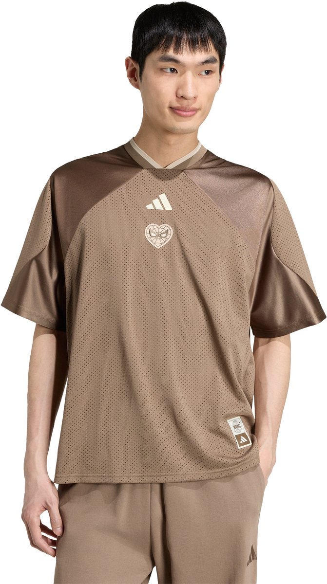 Adidas Sportswear Adidas Marvel Spider-Man Mesh Sportshirt Heren Beige