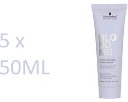 Schwarzkopf - BlondMe Bond Repair Purple Mask - 50ml