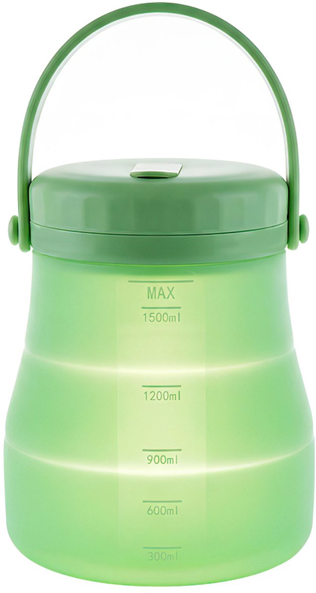 Topmelon Bewaardozen siliconen - Opvouwbare Voorraaddoos - Opbergpot -Vershoudzakken food savers - containers geschikt voor koelkasten groente 1600ML 1600ML