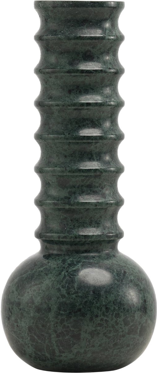 Marmeren Vaas Ribbel Groen