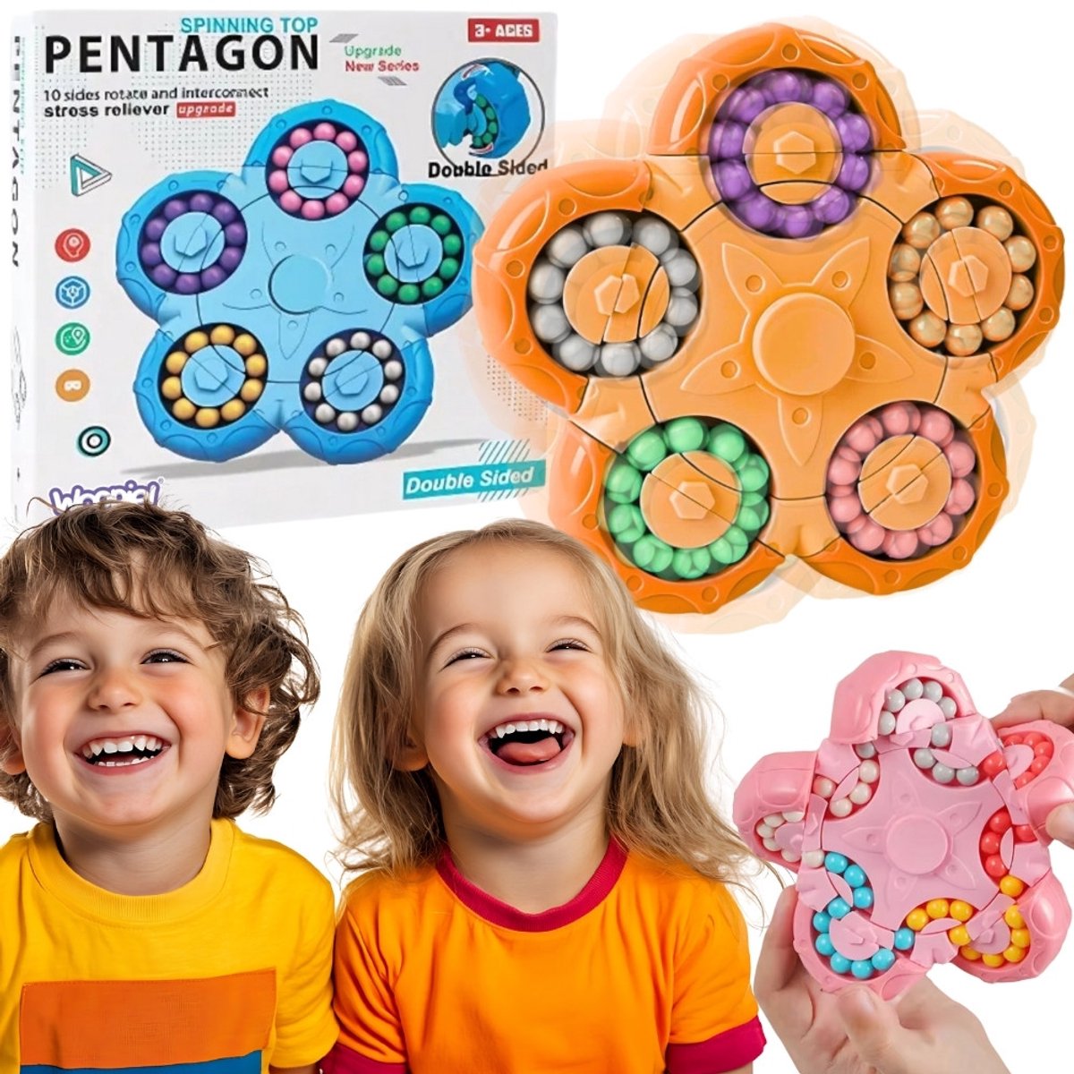 Woopie Anti-stress roterend puzzelspel - UNI