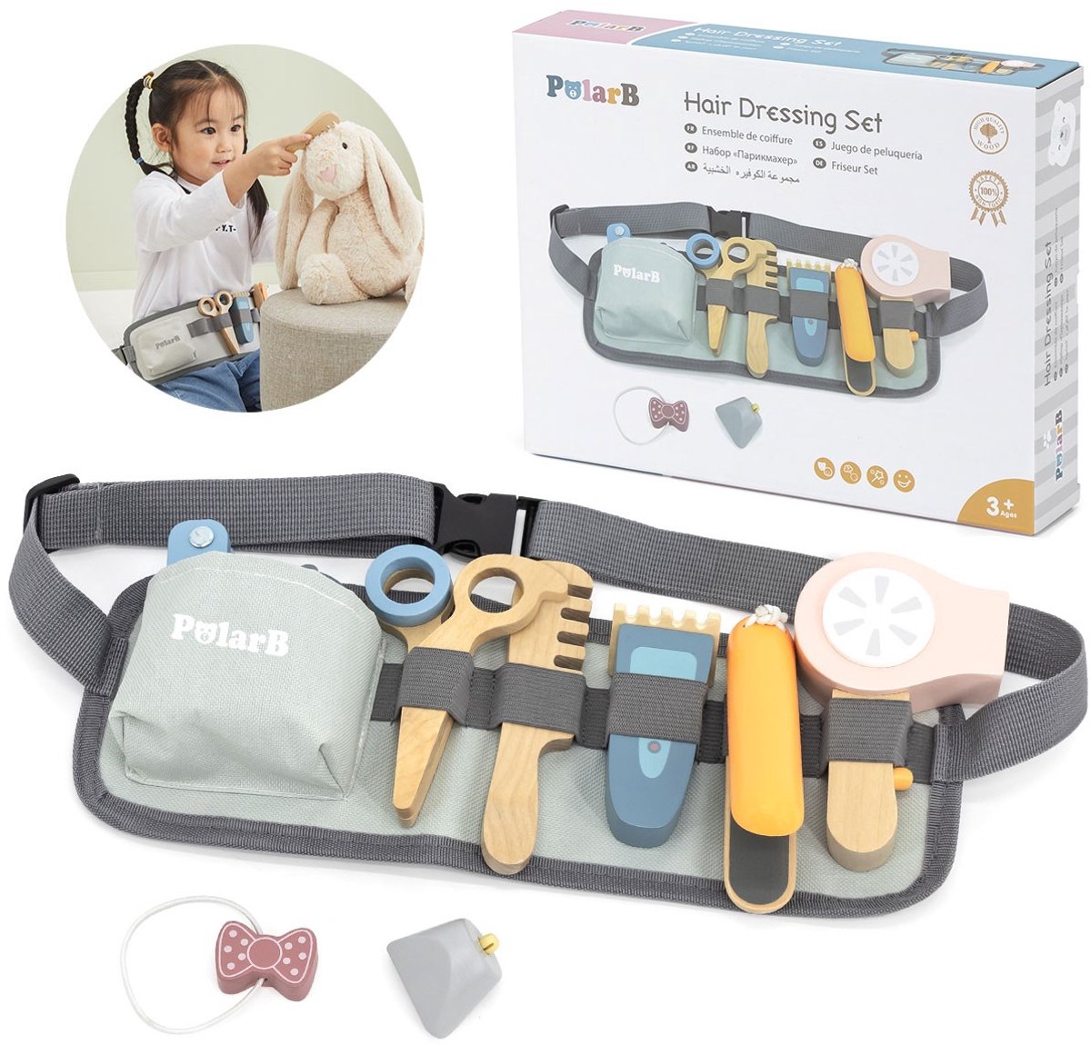 PolarB Houten Kappersset 44201 — afbeelding 12