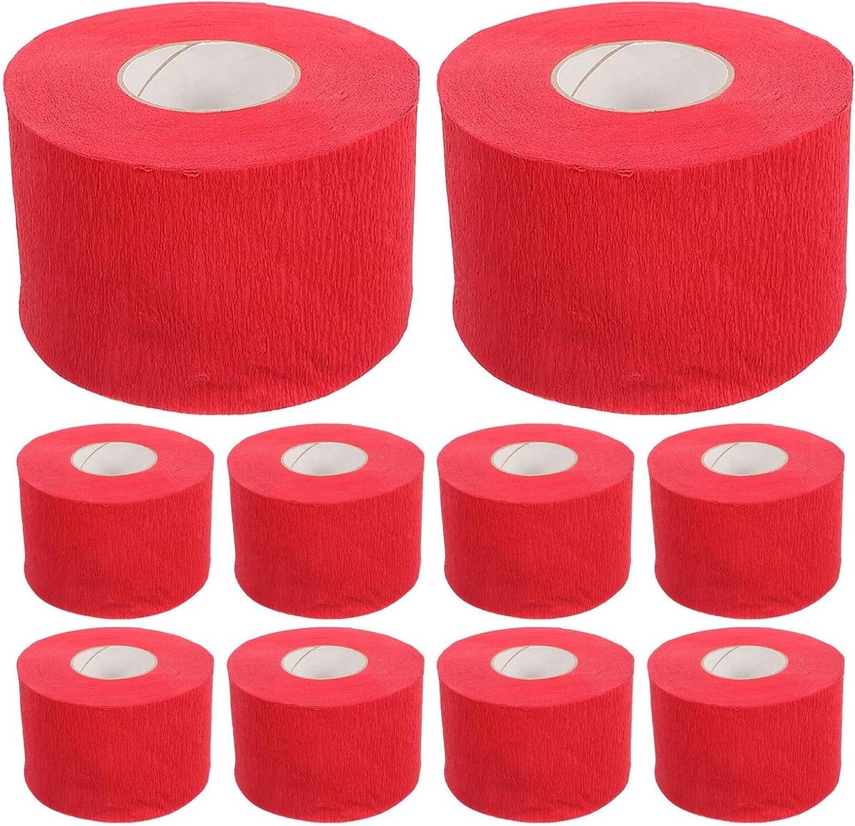 Nekpapier Kappers - Nekstrips Haar - Hygiënisch Knippen - Zacht en Rekbaar - 35 cm lengte - Rood