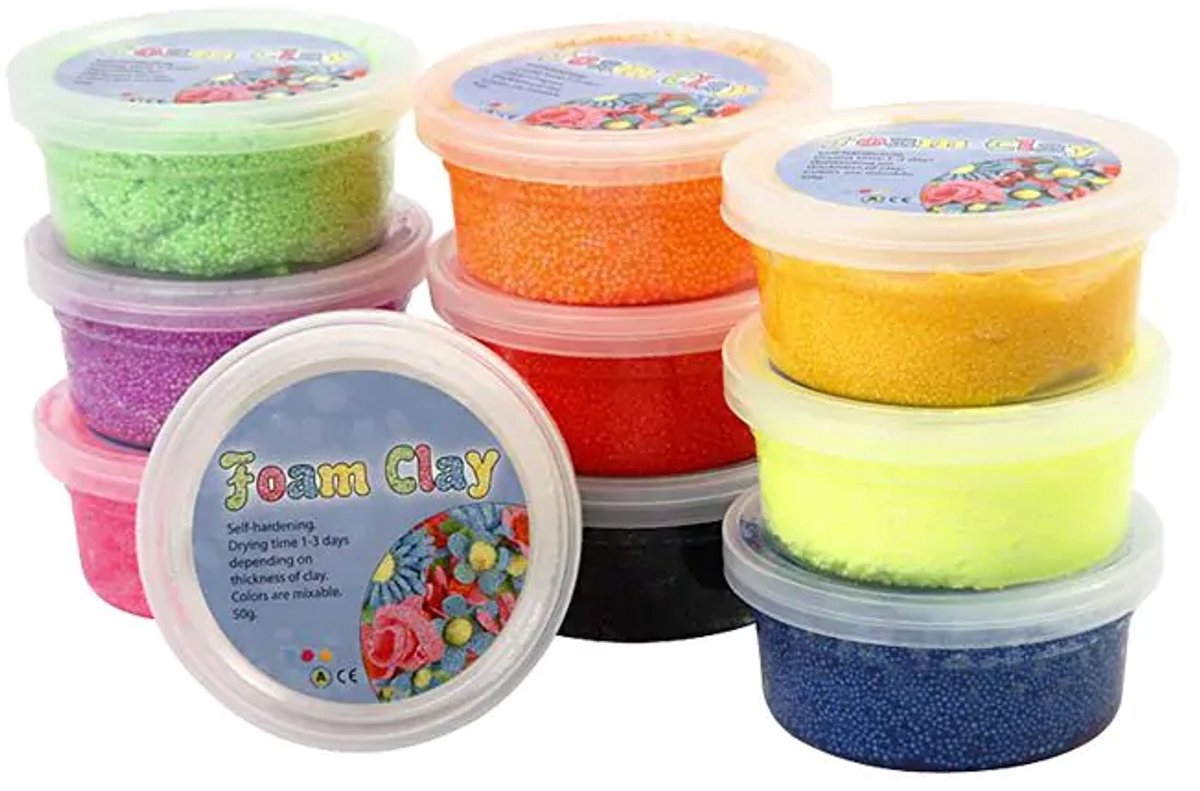 Foam Clay® Startset van 10 kleuren - Boetseren - Aan de lucht drogende klei — afbeelding 11