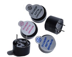 Alarm Buzzer Set - Piezo Beeper - Elektronische Projecten - Actief Geluidssignaal - 9 x 5.5mm - Zwart