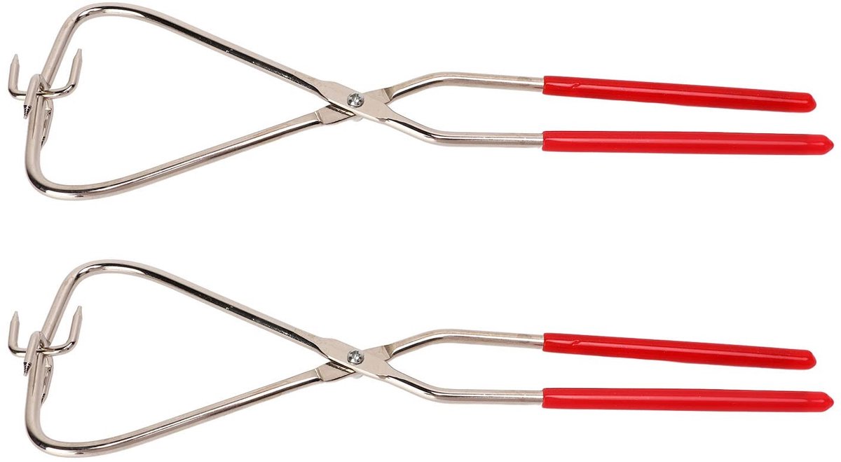 Set van 2 Rvs Sculptuur Tangens, Essentiële Gereedschappen voor Kleimodelleren en Glazuren