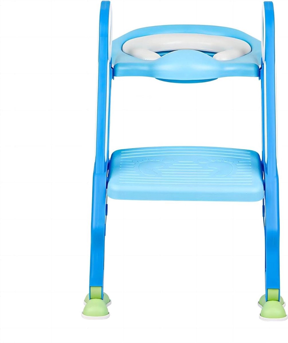 Kinder Toiletbril - Toiletverkleiner Zindelijkheid - Kinderen Zindelijk Maken - Verstelbaar en Veilig - 66 x 37 cm - Blauw