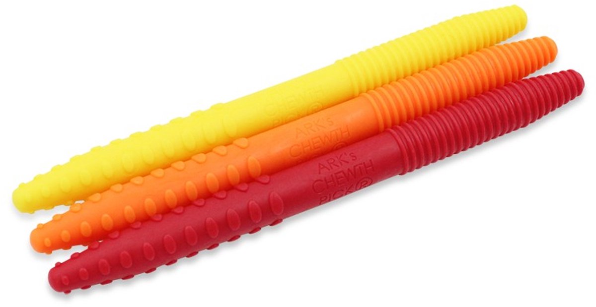 ARK Therapeutic kauwspeelgoed Chewth Pick® set van 3 sensorisch.