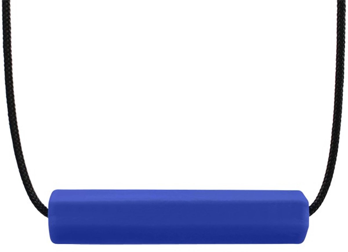 ARK Therapeutic kauwketting sensorisch speelgoed donkerblauw standaard.