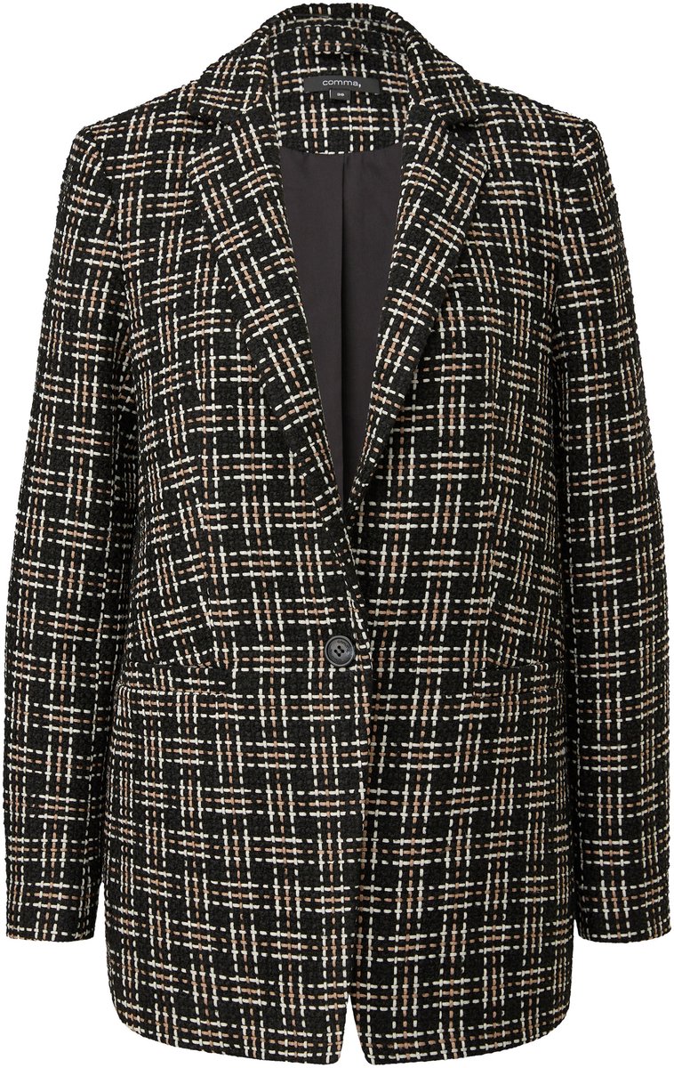 comma - female - Blazer aus Multicolor-Tweed