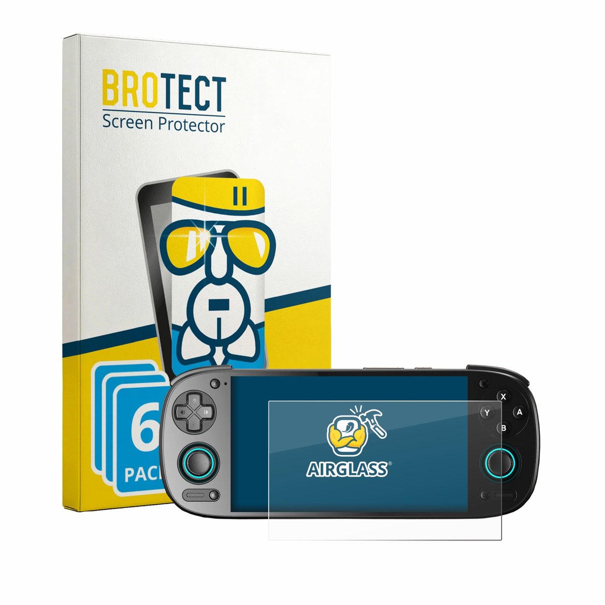 Screenprotector 6 Stuks voor Retroid Pocket 5 Beschermglas transparant