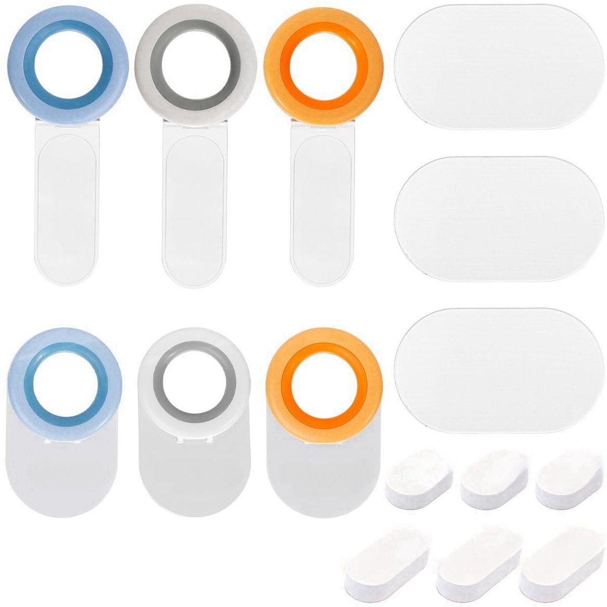 ONF3 - Toilet Seat Handgrepen Set - 6 Stuks - Duurzaam en Gebruiksvriendelijk - Handgrepen voor Toilet - Gemakkelijk te Installeren - Geschikt v...