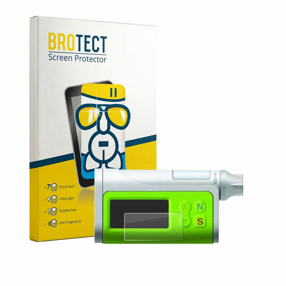 Screenprotector voor Dana Diabecare IIS Beschermglas transparant