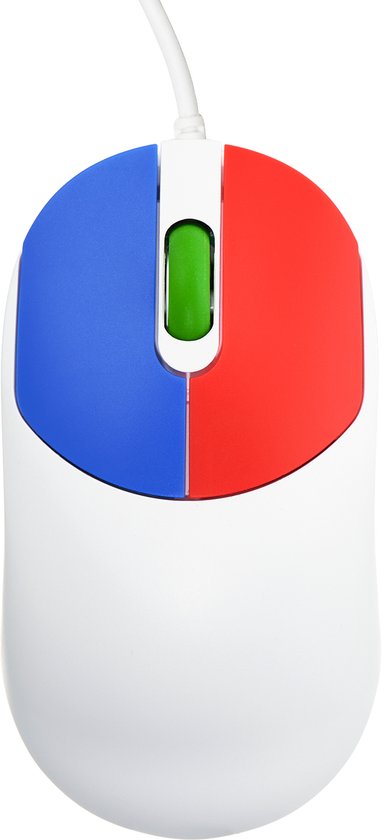 Clevy Kindermuis - USB - Gekleurde muis voor kinderen - Bol