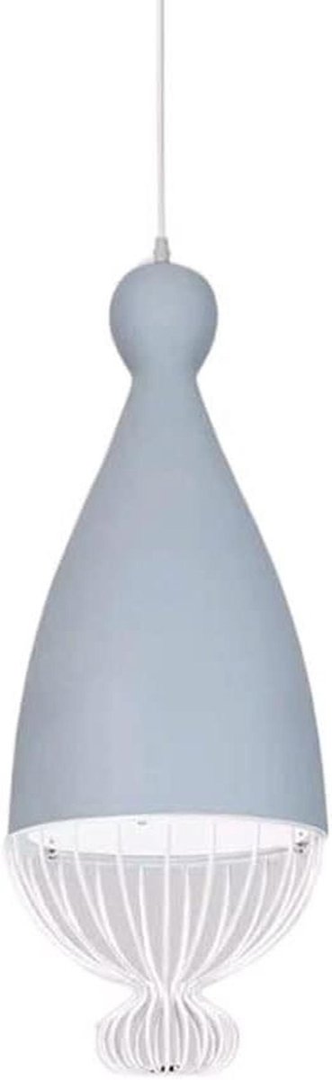 Hanglamp Kap - Plafondlamp - Sfeerverlichting Creëren - Macaron Stijl - 38cm - Grijs