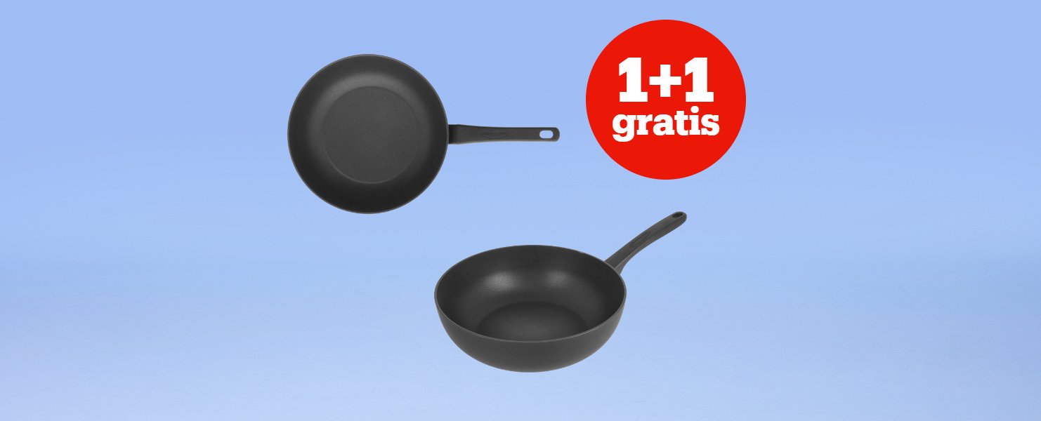 1+1 gratis op
