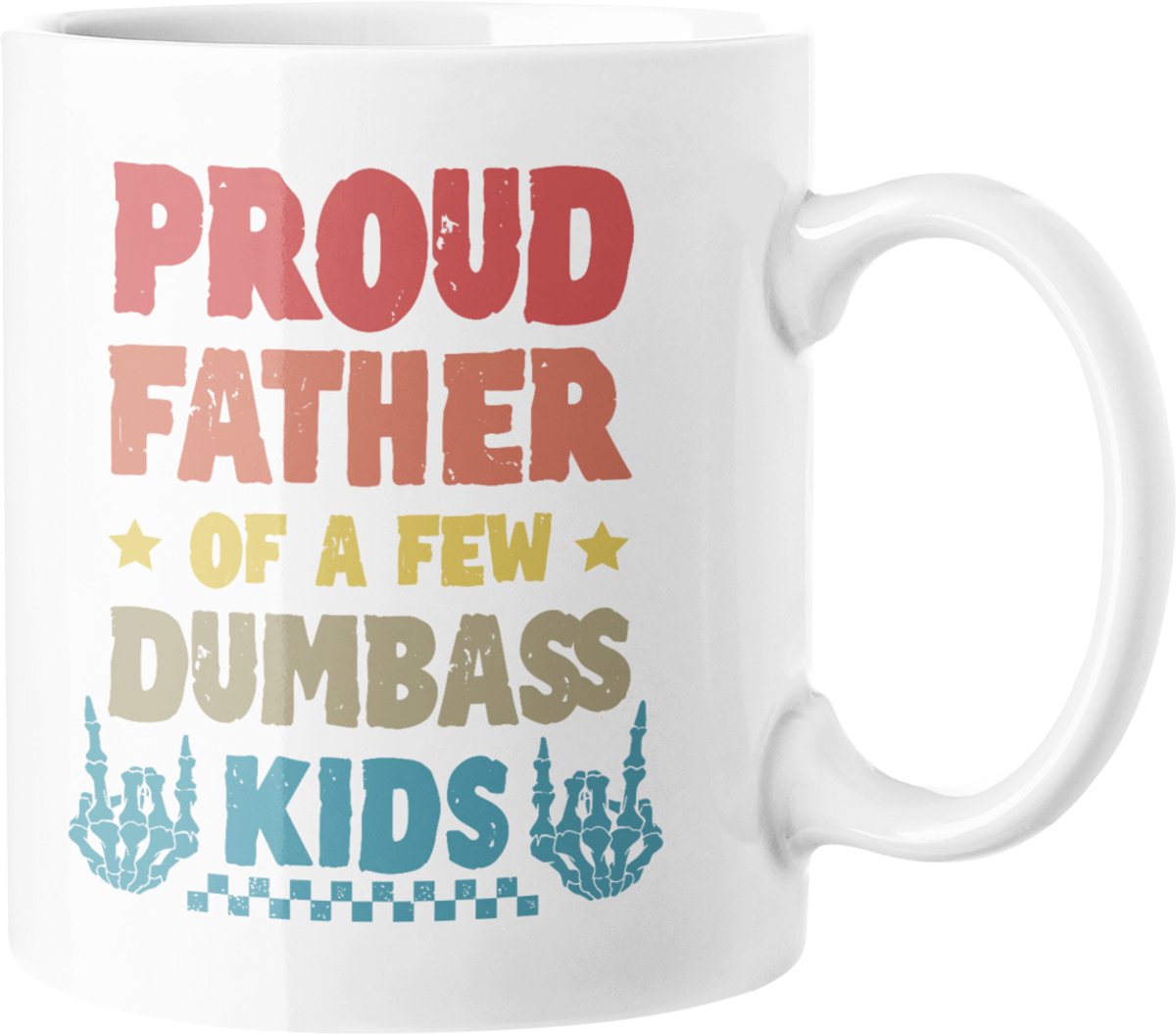 Trotse Vader Grappenmok - Grappige Papa Mok - Sarcasme Cadeau voor Vaders
