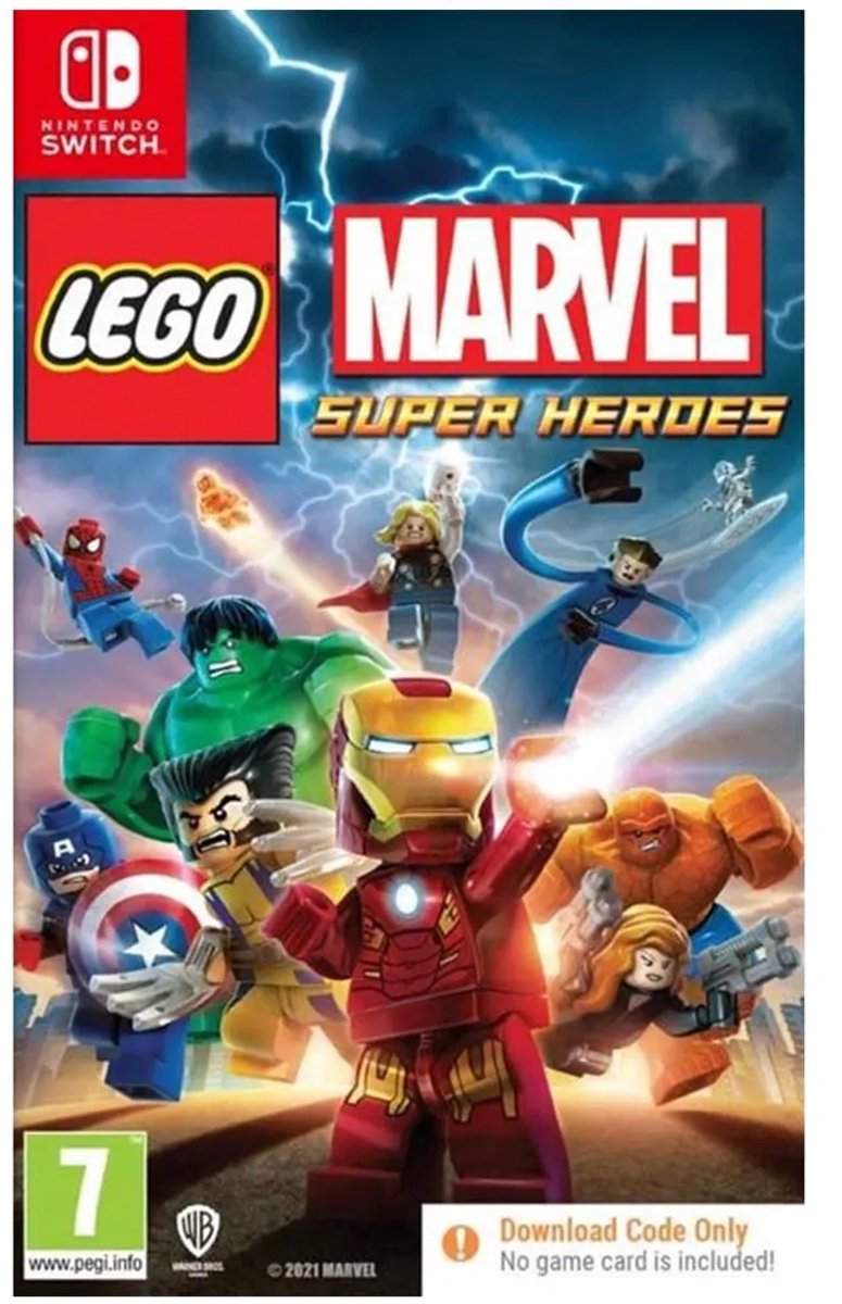 Nintendo Games Switch Lego Marvel Super Heroes Code In Box Veelkleurig PAL