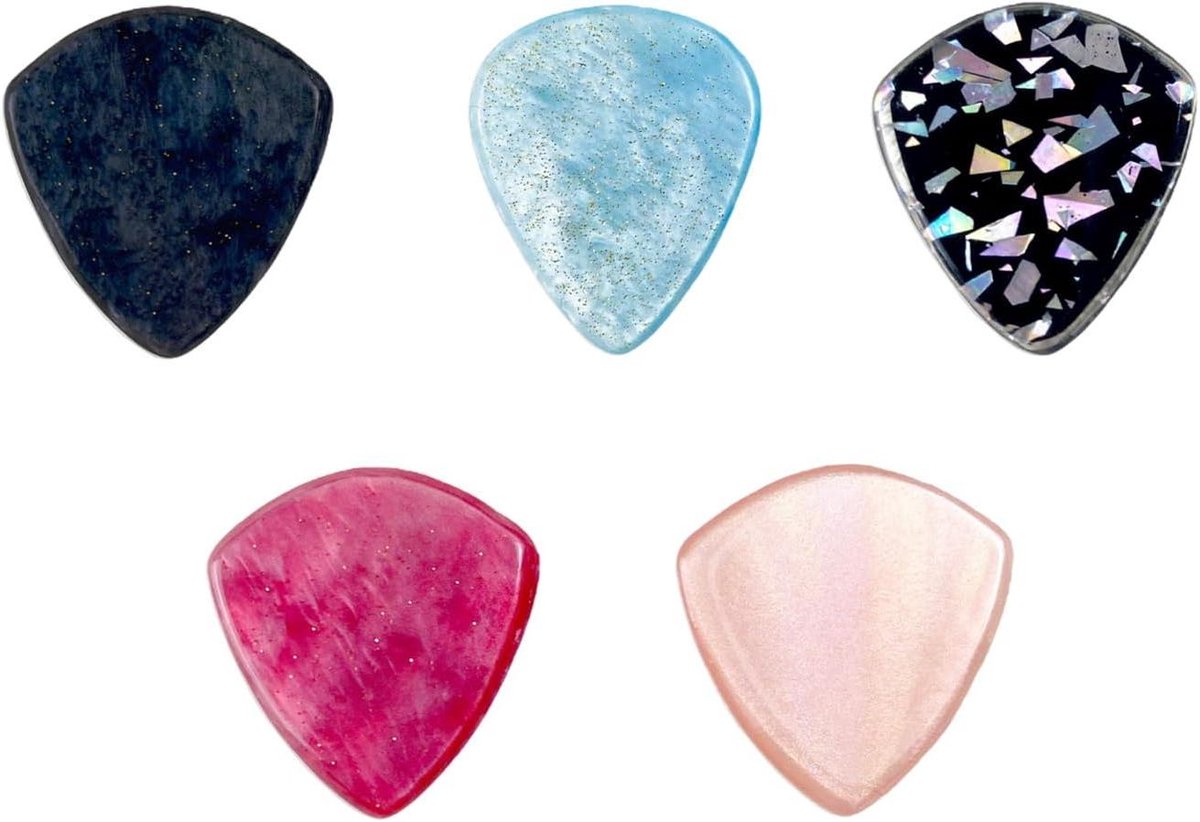 Gitaar Plectrums - Picks Bas Gitaar - Muziek Maken - Antislip Grip - 23-27 mm - Multicolor