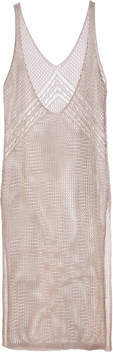 She life style - Zomer tuniek/Strand jurkje - jurkje van viscose / katoen - one size - Khaki