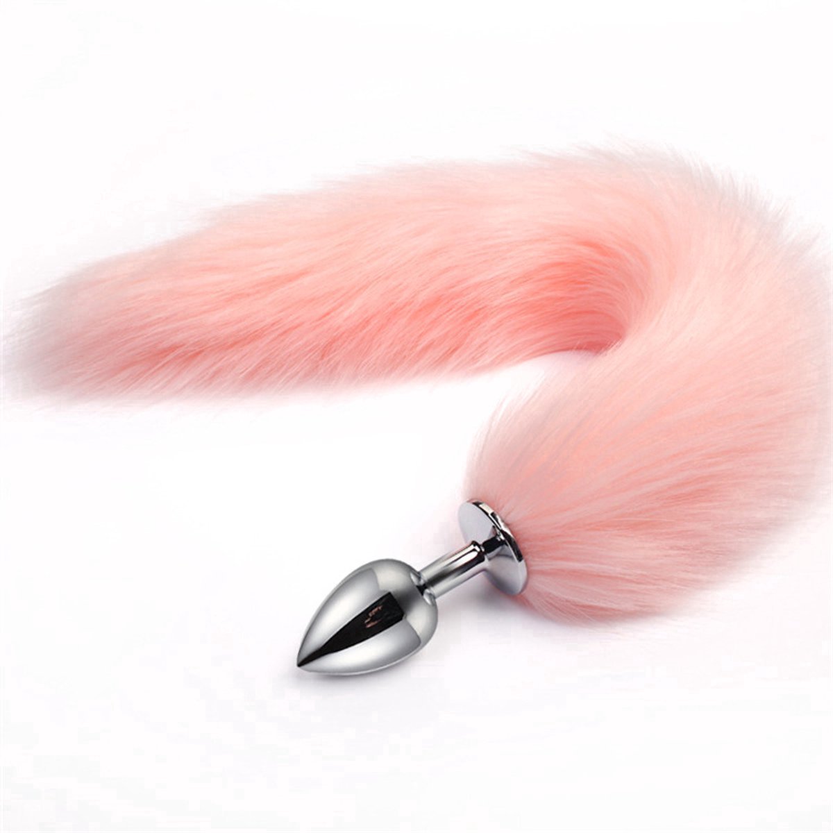 *** Vossenstaart Buttplug - Metalen Anale Plug met Staart voor Kittenplay - Voor Vrouwen en Mannen - van Heble® ***