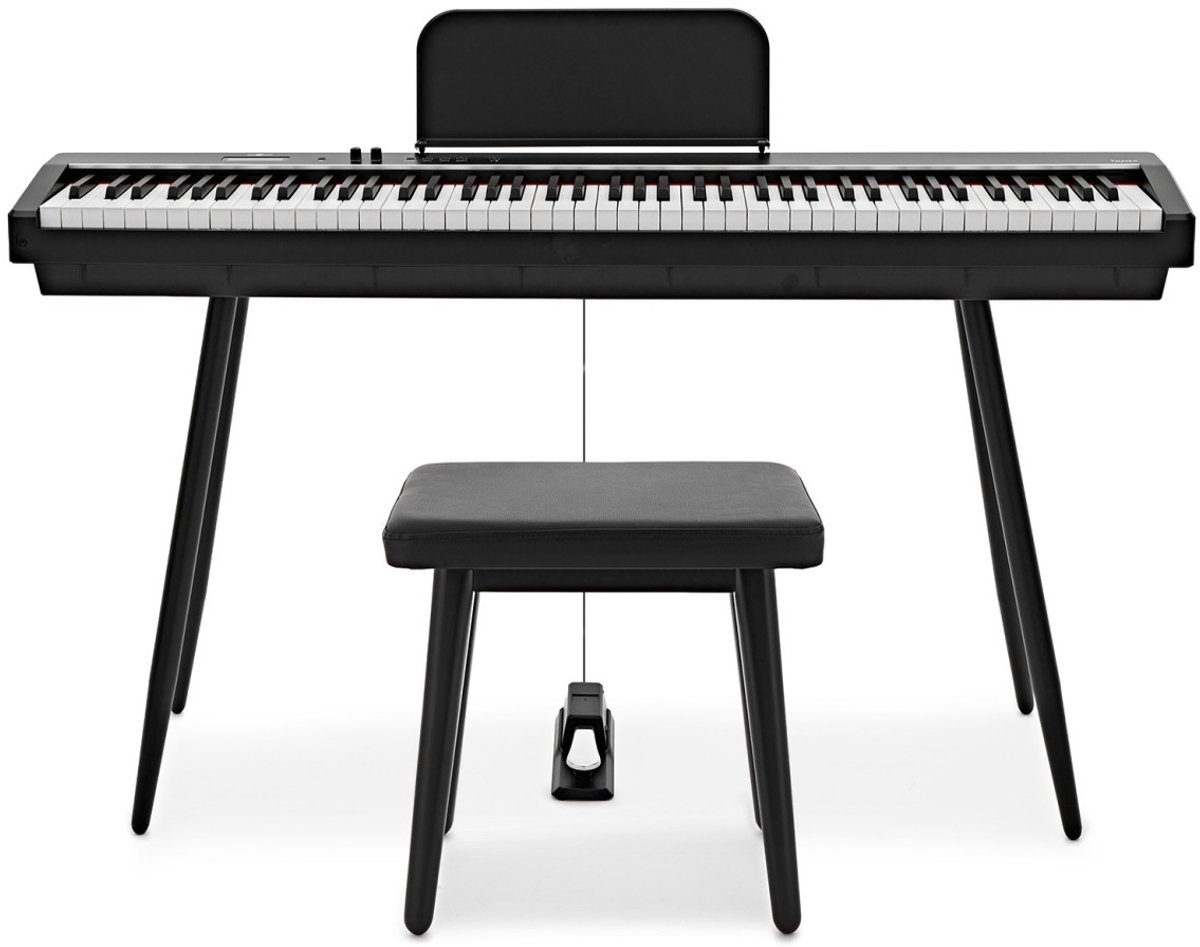 Keynote Compact Digitale Piano voor Podium met Bluetooth, Kruk Pack