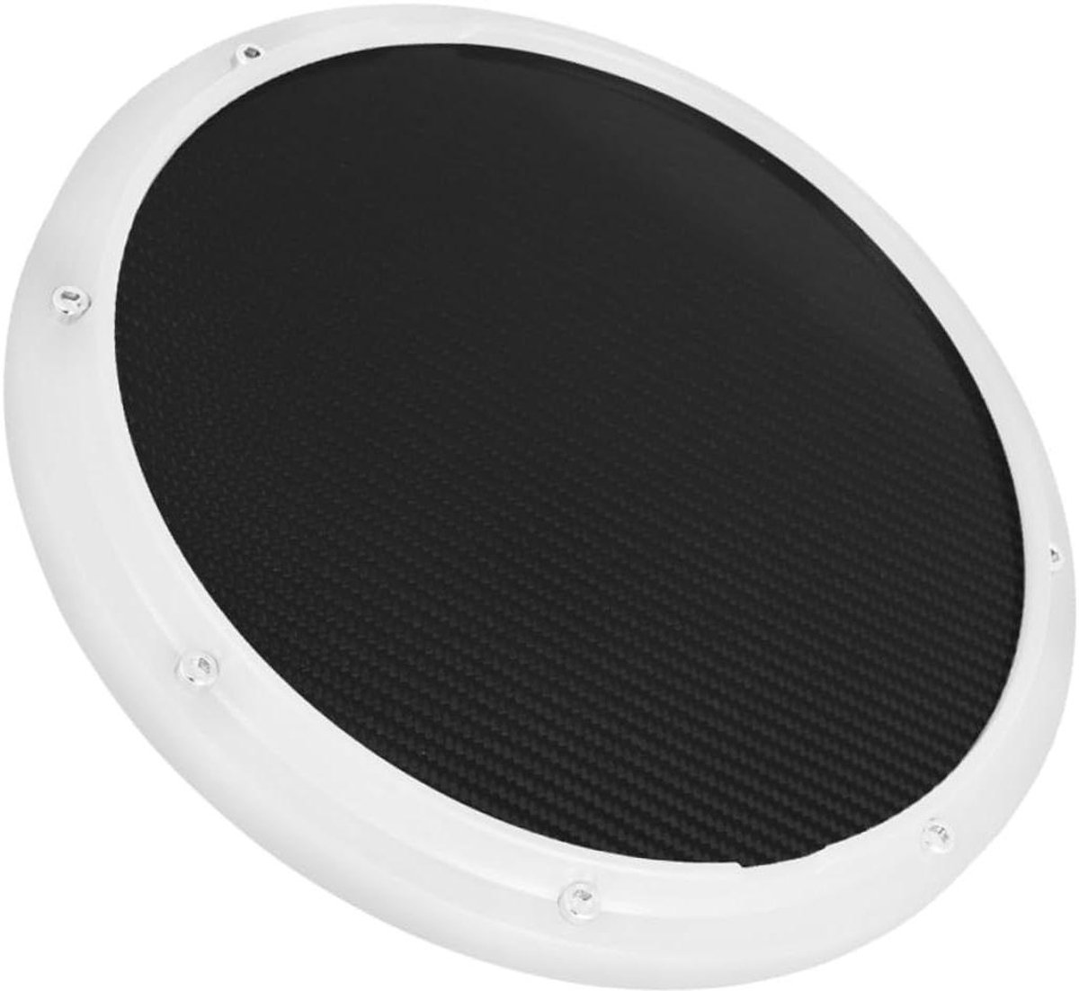 Drum Oefenpad - Drum Pad Oefenmat - Stil Drummen - Geluidsreducerend - 30.5x30.5x4CM - Wit