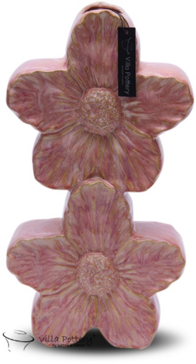 Villa Pottery Vaas - Villa Pottery - Woondecoratie - Keramiek - Decoratie - Voorjaarscollectie - Olivia 2_3 Pink Roze