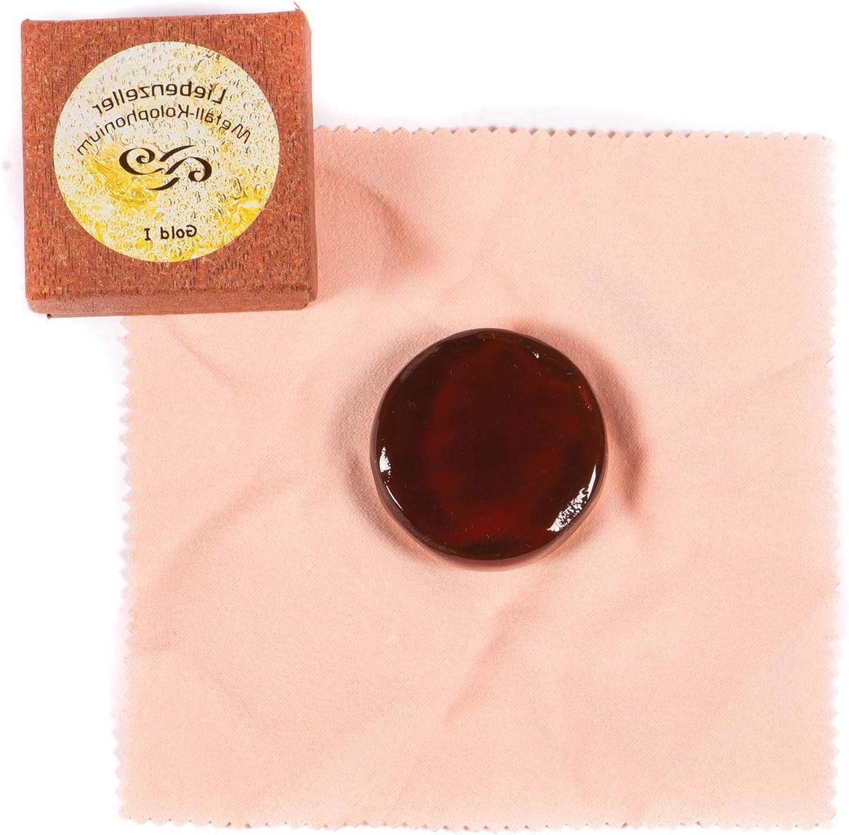Hars Viool - Strijkhars - Mooier Geluid - Goud Infusie - 59 Gram - Rood