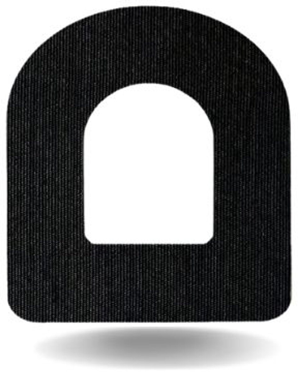 tinsulin - fixtape pleister voor Omnipod - zwart - set van 20 stuks