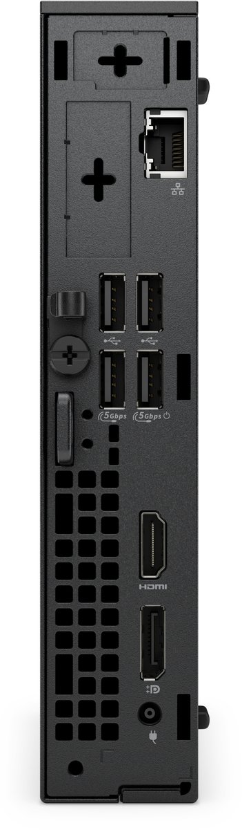 DELL Pro QCM1250 Intel® Core™ i5 i5-14500T 16 GB DDR5-SDRAM 512 GB SSD Windows 11 Pro Micro PC Mini PC Zwart thumbnail 4