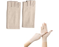 Zomer Handschoenen voor Dames - UV-bescherming Buitenhandschoenen - Ademend en Lichtgewicht - Geschikt voor Fietsen, Wandelen, Vissen en Andere Outdoor Activiteiten