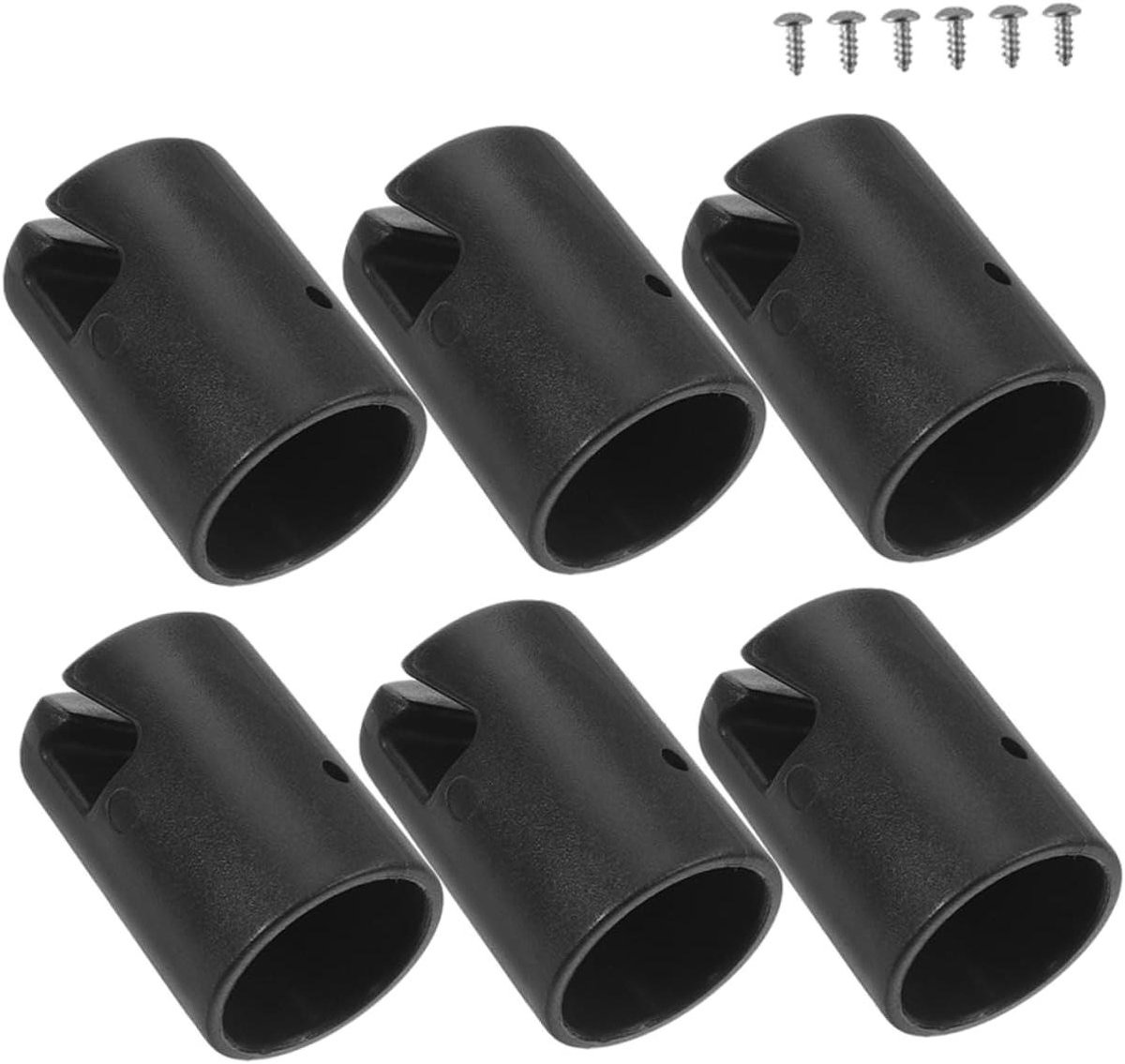 Trampoline Eindkappen - Trampoline Accessoires - Trampoline Reparatie - Veiligheidsnet Bevestiging - 5.8 x 3.2 x 3.2 cm - Zwart